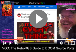 VOD: RetroRGB Guide to Doom Source Ports